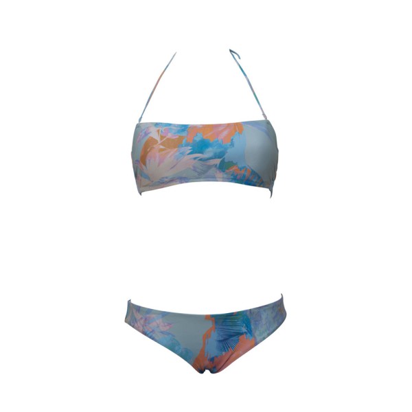 купальник arena W ALLOVER BANDEAU TWO PIECES (004161-550)