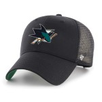 кепка (MVP) 47 Brand SAN JOSE SHARKS BRANSON MESH (H-BRANS22CTP-BK)