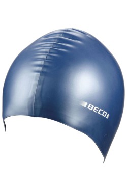Шапочка д/плав BECO 7397 Metallic силікон синій (000-0442)