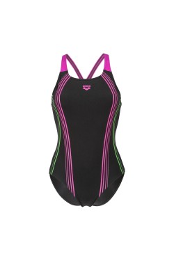 Купальник Arena CLEAR LINES SWIMSUIT V BACK LB (010255-590)