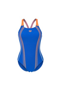 Купальник Arena CLEAR LINES SWIMSUIT V BACK LB (010255-830)