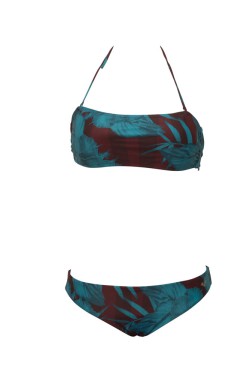 купальник arena W ALLOVER BANDEAU TWO PIECES (004161-200)