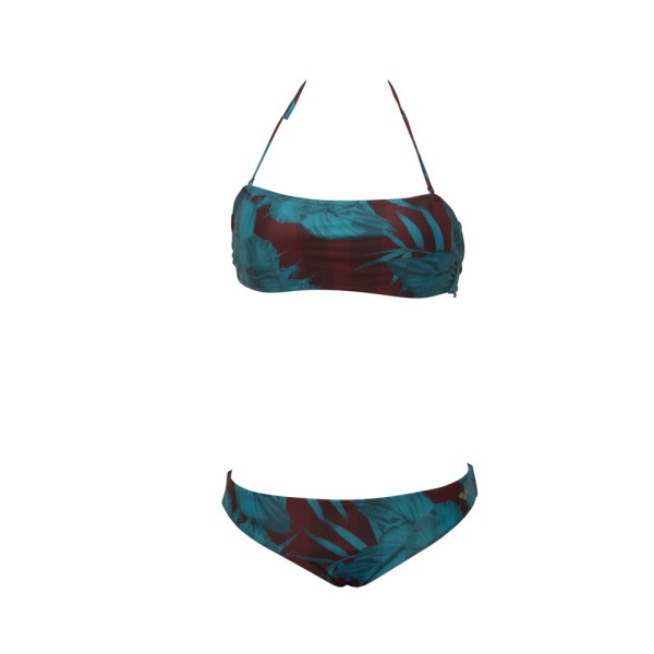 купальник arena W ALLOVER BANDEAU TWO PIECES (004161-200)