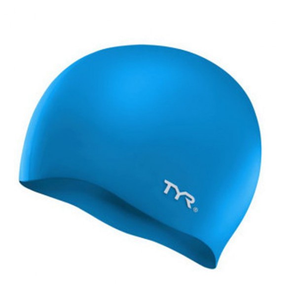 Шапочка для плавання TYR Wrinkle-Free Silicone Swim Cap, Blue