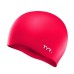 Шапочка для плавання TYR Wrinkle-Free Silicone Swim Cap, Red