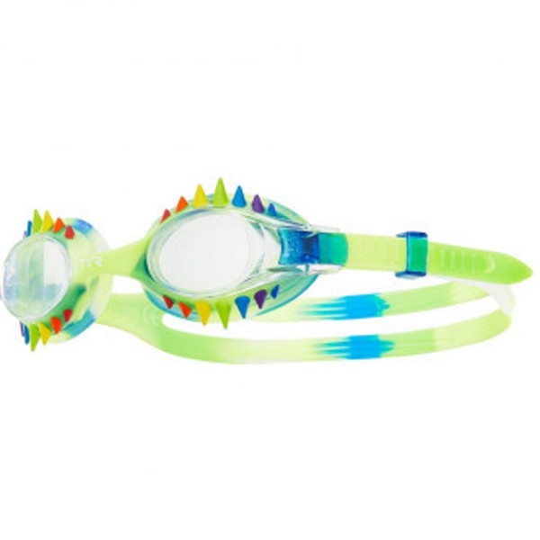 Окуляри для плавання TYR Swimple Spike Tie Dye Kids, Blue/Clear/Rainbow
