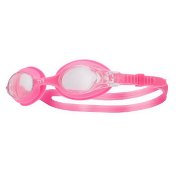 Окуляри для плавання TYR Swimple Kid, Clear/Translucent Pink