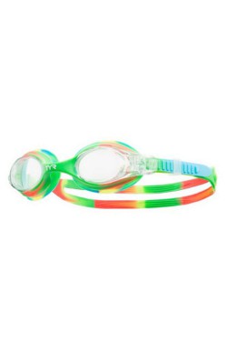 Окуляри для плавання TYR Swimple Tie Dye Kids, Green/Orange