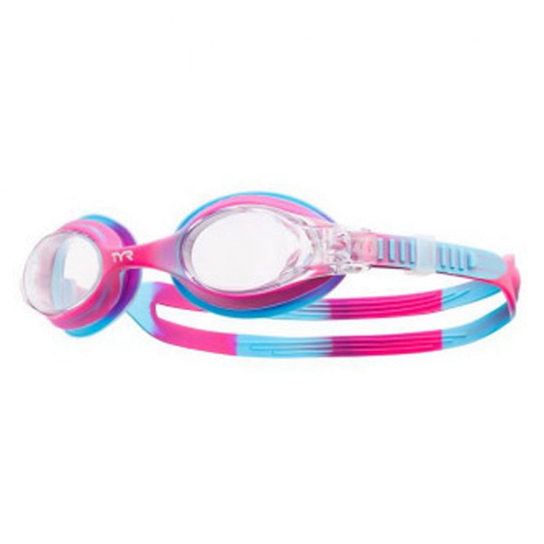 Окуляри для плавання TYR Swimple Tie Dye Kids, Pink/Blue