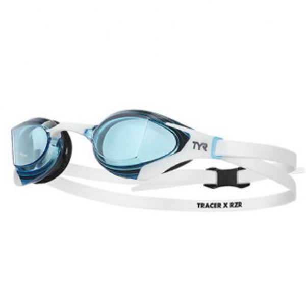 Окуляри для плавання TYR Tracer-X RZR Racing, Blue/White