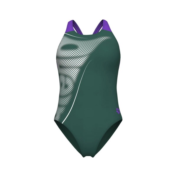 Купальник Arena BRIGHT GLARE SWIMSUIT V BACK (008930-690)