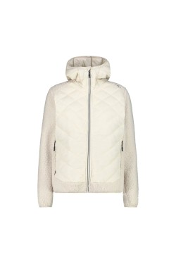 Куртка спорт. CMP JACKET HYBRID FIX HOOD GRID PO (34P2386-A238)