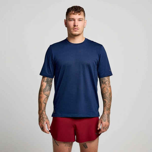 Футболка Saucony KINVARA SHORT SLEEVE (SAM800365-NV)