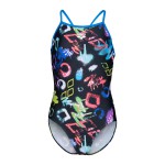 Купальник Arena GRAFFITI SWIMSUIT LIGHT DROP B (010289-580)