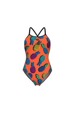 Купальник Arena PINEAPPLES SWIMSUIT TIE BACK (010706-350)