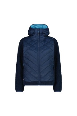 Куртка спорт. CMP JACKET HYBRID FIX HOOD PRIMALO (34P2386-M928)