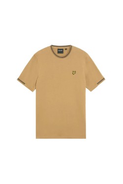 Футболка Lyle & Scott BIRDSEYE HALF TIPPED T-SHIRT (TS2305V-X946)
