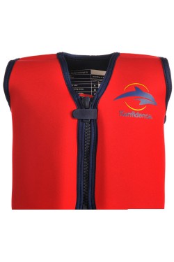 Плавательный жилет Konfidence Original Jacket, Цвет: Red/ Yellow, S/ 18 мес -3 г (KJ01-03)