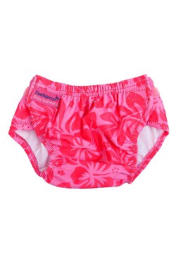 Трусики для плавания Konfidence Aquanappies, Цвет: Pink Hibiscus Flower, 3-30 мес (OSSN04)